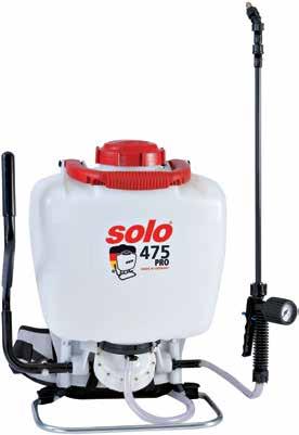 postřikovačů Solo 473, 425 a 475 (Classic/Comfort/Pro) s výjimkou 435 standardní výbava postřikovačů Solo 425 PRO a 475