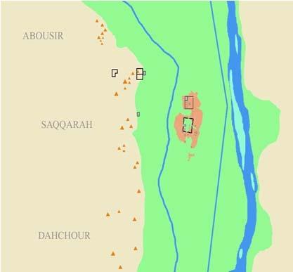 MĚSTSKÁ CENTRA - AGLOMERACE Memfida: Původní jméno: Inebu-chedž (opevněná citadela, Bílé zdi) Men-nefer-(Pepi): jméno zádušního