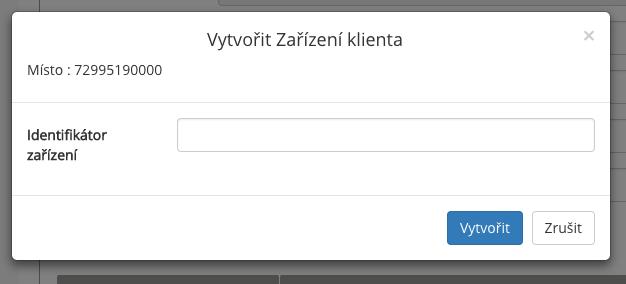 NASTAVENÍ UMÍSTĚNÍ Přidejte všechna Umístění která budete registrovat v rámci Vaší organizace (místně oddělená pracovišťě, provozovny), Ke každému umístění přidejte všechna zařízení, která budete