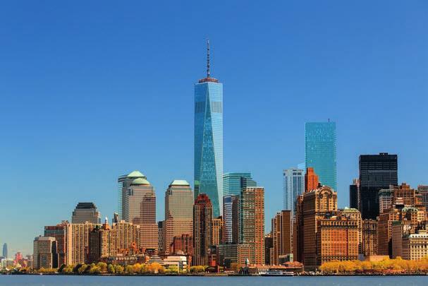 12 One World Trade Centre New York, Spojené státy americké S výškou 542 metrů je One World Trade Centre 3. nejvyšší budovou světa.
