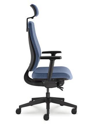 The most important features include a generous seating area, sophisticated adjustable seat slide mechanism incorporated into the seat shell and the option of the most user friendly SYQ synchronous