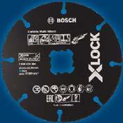 X-LOCK Carbide Multi Wheel (víceúčelový karbidový kotouč) je možné používat i na standardní úhlové brusce.