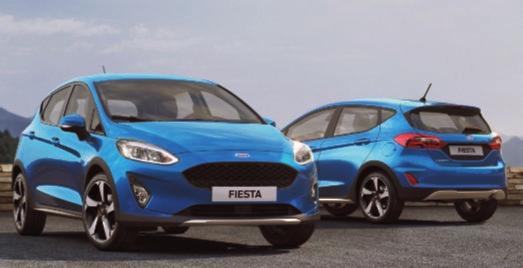 FORD FIESTA Stupně výbavy FORD FIESTA Stupně výbavy Vignale Active Standardní prvky exteriéru navíc oproti výbavě Standardní prvky výbavy navíc oproti výbavě Trend Titanium Tři přepínatelné jízdní