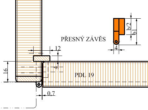 čepy, délka kloubu 38, 51 a 70 mm.