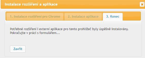 klikněte na volbu uvedenou vlevo dole Instalovat aplikaci: 05.