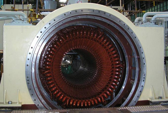 Chlazení generátoru je rozděleno na dva okruhy. První okruh zajišťuje chlazení statorového vinutí pomocí demineralizované vody.