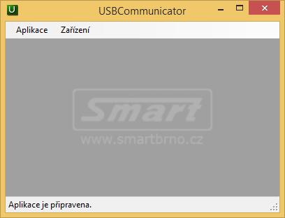 Instalační soubor ovládacího programu USBCommunicator je uložen na přiloženém disku ve složce \sw (soubor USBCommunicator_setup.exe).