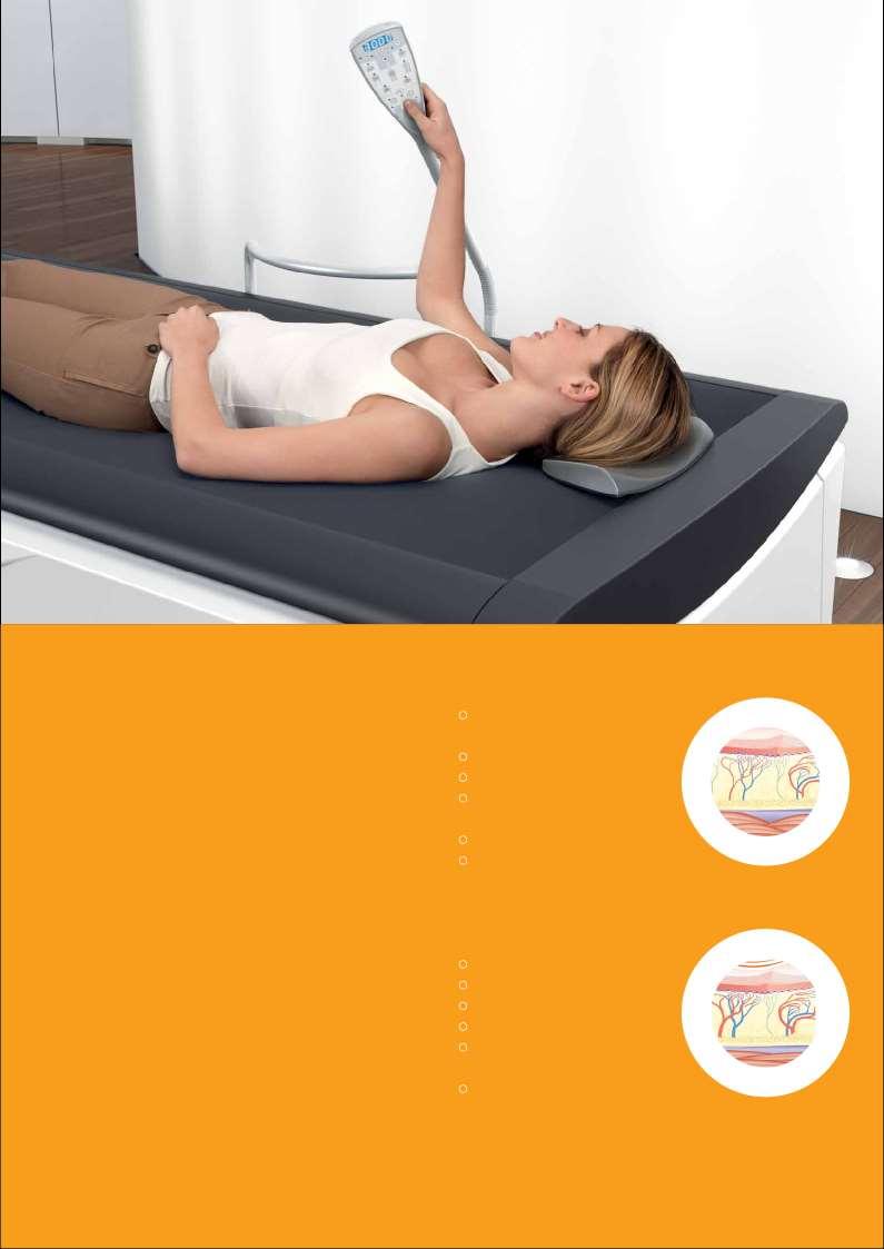 ÚČINEK PŘED POUŽITÍM Wellsystem Relax a Wellsystem Relax_Plus zajišťuje kompletní relaxaci pouhým stiskem tlačítka. Dokonce i 15 minutová masáž dokáže dosáhnout osvěžujícího zdravotního účinku.