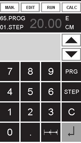 IDEL 4855 IDEL 5255 IDEL 6655 Q R Operation Programming This control system enables you to store 99 programs with 99 programmable steps. One step represents one measurement.