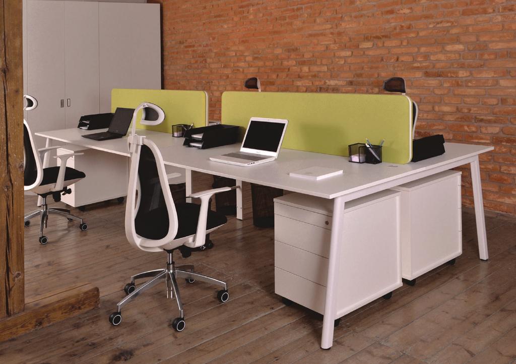 PRACOVNÍ STŮL VIVA TANDEM NOVINKA Flexibilní varianta pracovního stolu model 113 určená pro tandemová řešení.