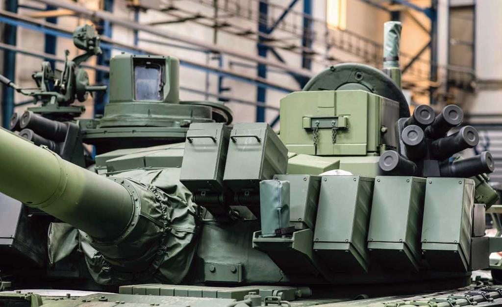 VÝVOJ PODNIKATELSKÉ ČINNOSTI Výroba a služby speciál V oblasti výroby a služeb pro speciální užití jsme v roce 2018 nadále plnili rámcové smlouvy pro MO ČR, kterými jsou především servis tanků T-72M4