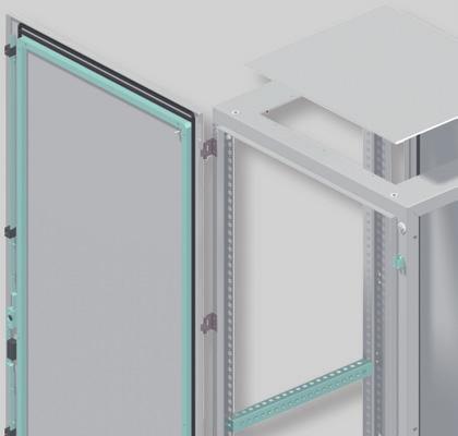 IP55 termoreaktivní epoxy-polyesterová barva RAL 7035 Rozměry skeletu výška šířka hloubka 2000 2200 000 200 000 200 000 200 technicky lze spojit s QL (jiný design dveří) pro šířku 000 a 200 mm