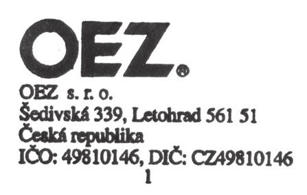 Rozvodnice a rozváděčové skříně - doplněk 2008 PROHLÁŠENÍ O SHODĚ Ujištění o vystavených prohlášení o shodě na výrobky OEZ s.r.o. uvedené v tomto katalogu podle zákona č.22/97 Sb.