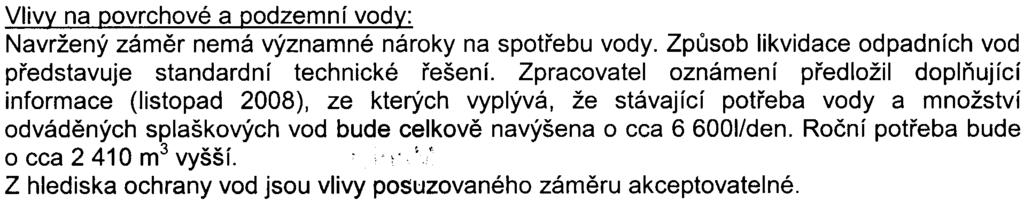 -5z6- S- MHMP -44 7730/2008/00P NI/EIAl566-2/Pac Pro posuzovaný zámìr byla v rámci oznámení zpracována hluková studie (prosinec 2007, Ing. Beèka), ze které vyplývá:.