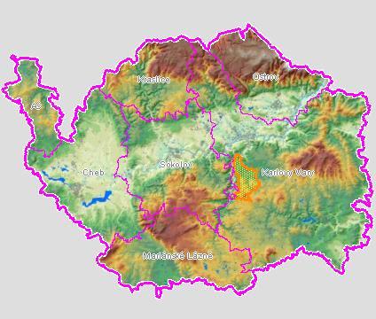 A. NÁZEV OBCE Název části obce (ZSJ): Mapa A: Území obce Přehledová mapka Kód části obce PRVK: CZ41.343.413.55.