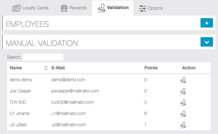 businesses or any type of phone ordering services. You can still validate points using the customer s mobile phone by creating employee pin-codes.