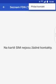 37 z 38 Nastav. kontaktů v seznamu pevné volby Telefon. Dále ťuknete na Další (tři tečky). 3. Zvolíte Nastavení.