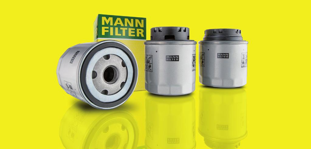 Olejové filtry MANN-FILTER Větší výkon, menší spotřeba za účelem splnění vysokých