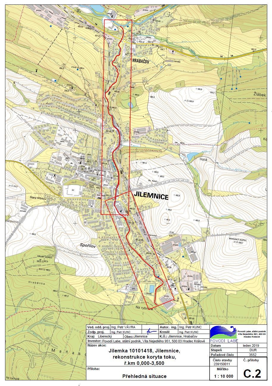 Jilemka, Jilemnice, rekonstrukce koryta toku, ř.