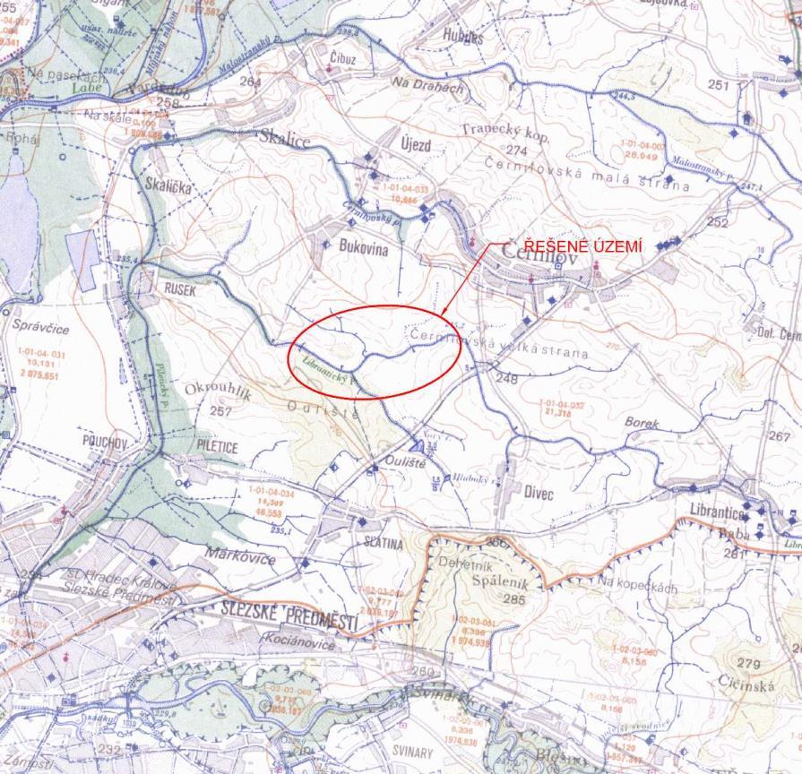 m3 Maximální výška hráze: 4,5 m Délka hráze: 284 m ochrana SV předměstí HK Q100=17,3 m3.