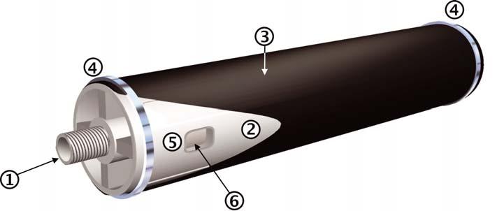 EDI FlexAir T-Series Trubkový membránový element se závitovým připojením Jemnobublinný trubkový element EDI FlexAir T-Series zajišťuje maximální přenos kyslíku a jedinečnou flexibilitu.