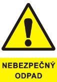 Odevzdat můžete: olejové automobilové filtry, plechovky od barev, monočlánky, autobaterie zářivky, láhve od chemikálií, motorové oleje, mořidla, rozpouštědla plastové obaly od škodlivin, opotřebované