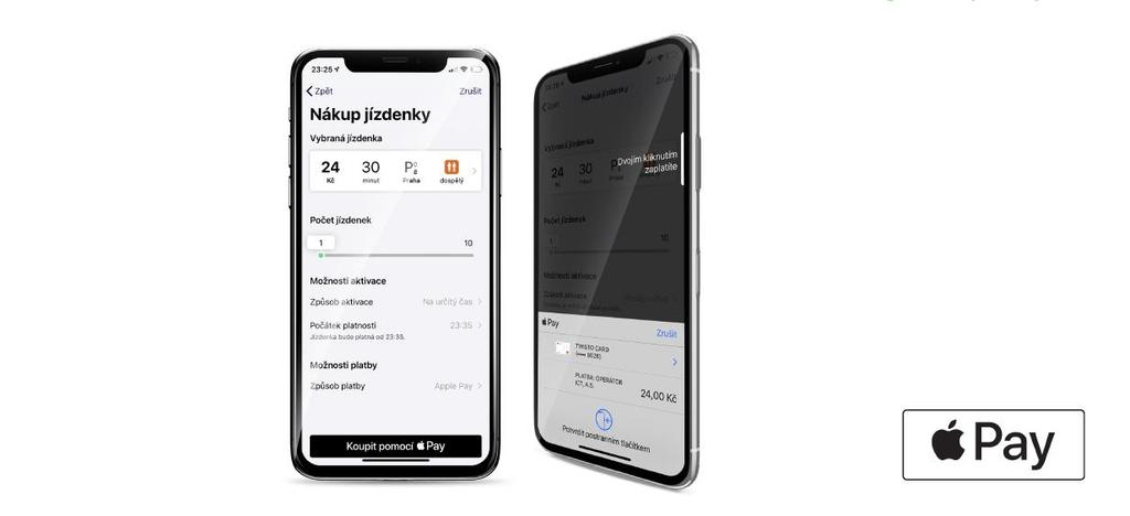 NOVÝ ZPŮSOB ÚHRADY APPLE PAY