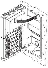 Moduly pro tlačítka EL516 je nutno použít pro panel s více než 8 tlačítky. Každý modul umožňuje připojení 15 tlačítek. 6.7.