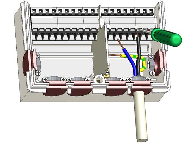 Instalace C.2.1 C.2.2 Návod na použití svorkovnice: C 2. 1 Postup elektrického zapojení: 1. Zvolte vhodné schéma zapojení solárního systému (D.1 - hydraulická schémata). 2. Otevřete víko regulátoru postupem podle kapitoly C1.