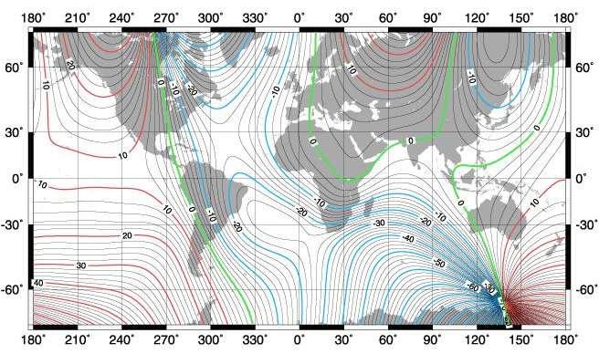 Isogony Čára, která spojuje místa se stejnou hodnotou magnetické