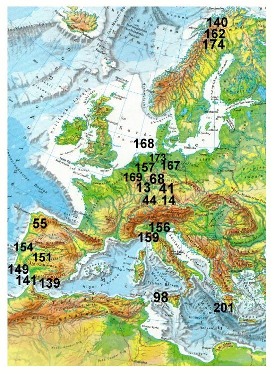 Klima Evropy - oblasti antlanticko - středomořská (Apeniny,Pyreneje) atlanticko- kontinentální (západní a střední Evropa)