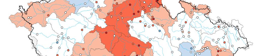 Jako mírné sucho jsou označeny stavy mírně podnormální s pravděpodobností překročení 75 85 %, jako silné sucho stavy silně podnormální s pravděpodobností překročení 85 95 % a jako mimořádné sucho