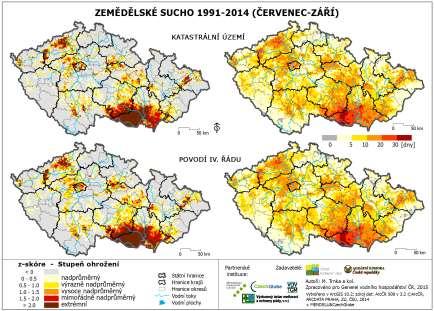 Zemědělské sucho jarní a letní Jarní