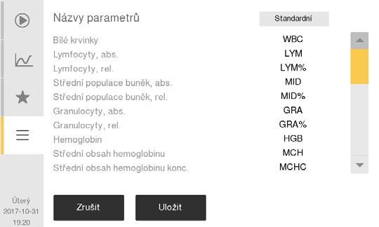 7. Struktura nabídky a Pokročilé nastavení Nastavení pokročilých parametrů Nabídky pokročilého nastavení s přihlášením Jedná se o pokročilé nabídky, které jsou chráněny heslem.