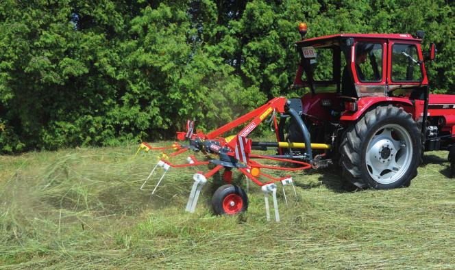 Obraceče dvourotorové OZ-272 Pracovní záběr 2,7