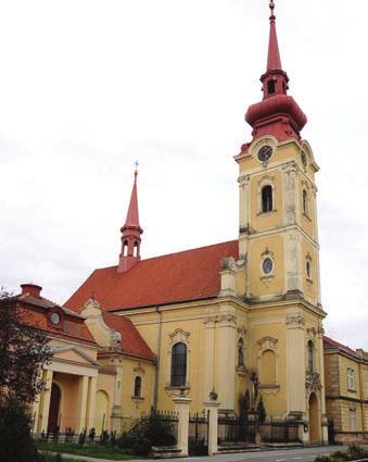 5 Kostel sv. Cyrila a Metoděje Kapucínský kostel a klášter, byl založen v prostějovském brněnském předměstí v letech 1756 1762. Původně se jednalo o typický kapucínský kostel bez věže.