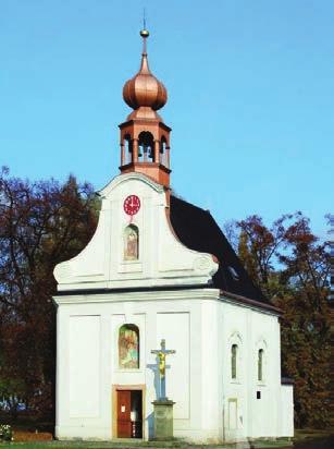 7 Kaple sv. Anny Drozdovice V letech 1743 1745 byla na místě morového hřbitůvku vybudována v barokním slohu kaple zasvěcená sv. Anně. O 40 let později přišla pohroma.