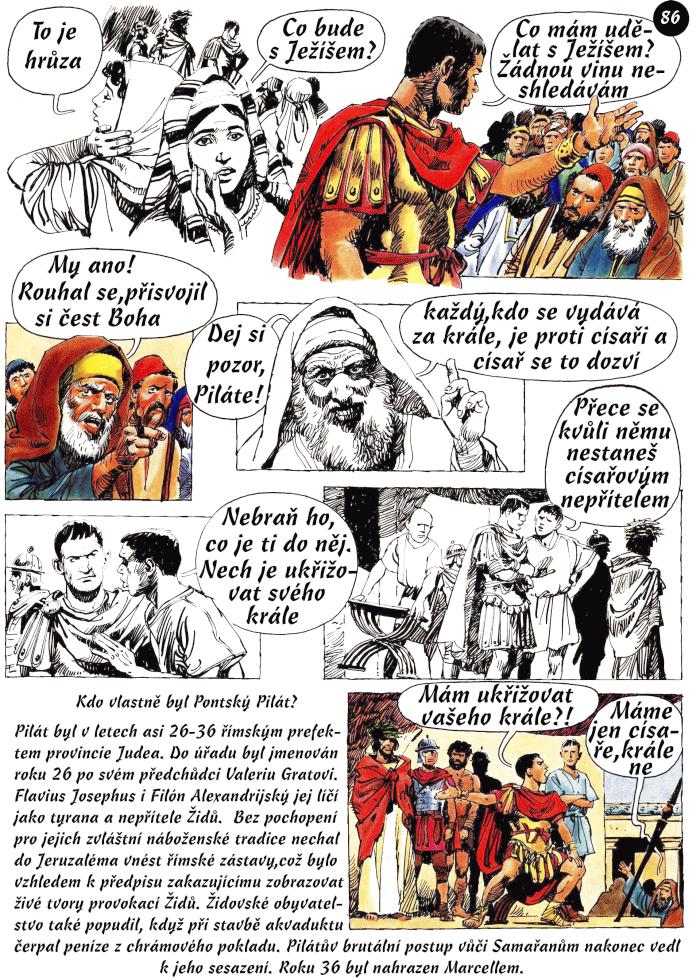 Kreslený příběh Ježíše Krista Smíchovský Zpravodaj, informační týdeník vydává Sbor CASD Praha Smíchov