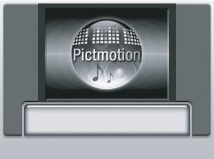 Pictmotion od muvee Funkce Pictmotion* umožňuje vytvářet prezentace ve formě videosekvence s uživatelskými přechody doprovázené hudbou na pozadí.