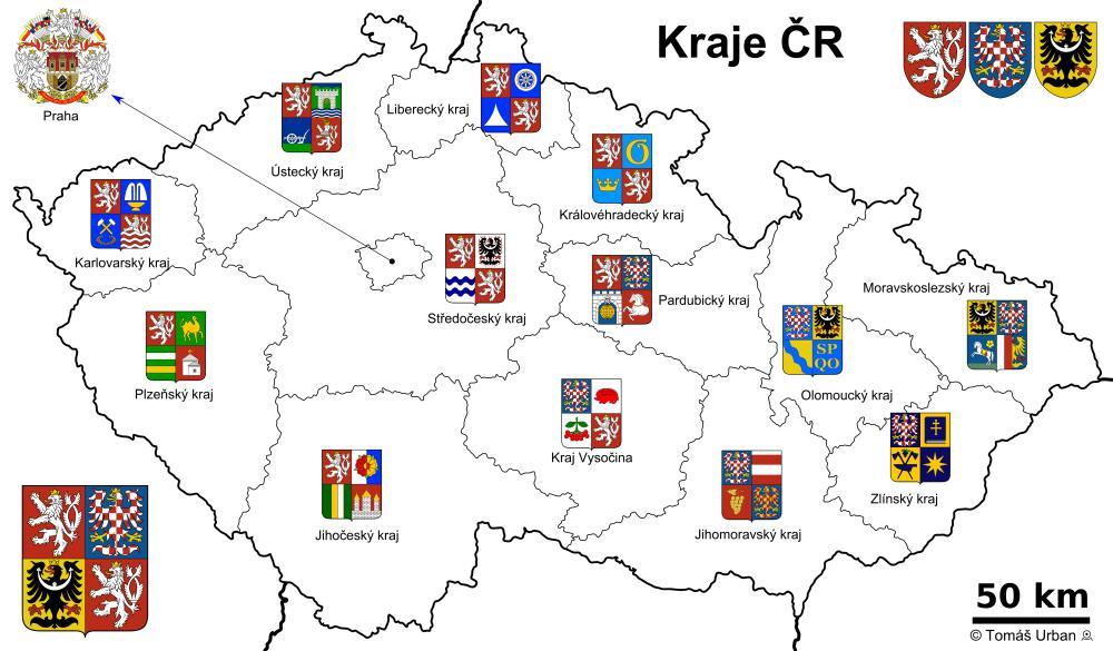 Kraje ČR