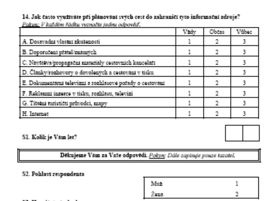 rossing urvey 009-0, Závěrečná