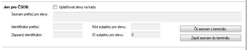 Jako test funkčnosti lze vyvolat i platbu určitého prodejního dokladu, s tím, že se operce na terminálu zruší tím nedojde k platbě do banky ani k uzavření dokladu