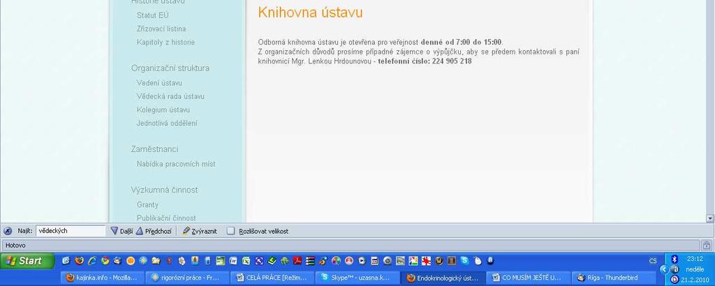 Pokud jde o elektronické zdroje, knihovnice se setkává nejčastěji s požadavky na publikace, odkazované ve výstupech bibliografických rešerší v Medline a Current Contents; tímto způsobem je žádáno