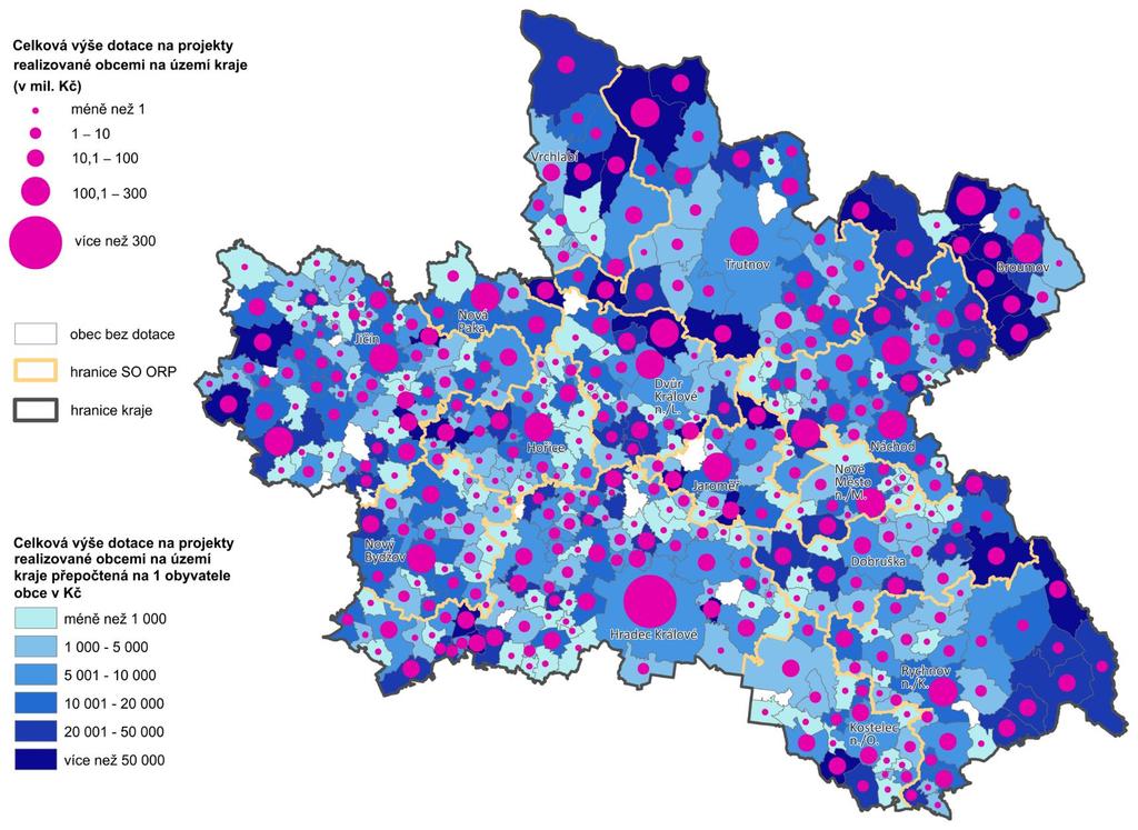 Čerpání evropských dotací v období 2007-2013