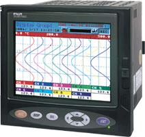 Dataloggery a grafické zapisovače Grafický zapisovač Fuji PHL Zapisovače Fuji PHL mají 9 nebo 18 měřicích vstupů a kvalitní rozměrný TFT displej.