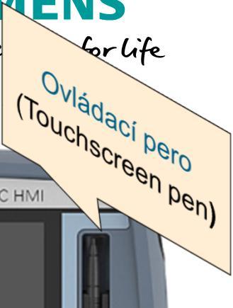 2 m Integrováno v TIA Portalu Určeno pro průmyslové prostředí Touchscreen pen 307 mm x 224 mm WinCC (TIA Portal) od