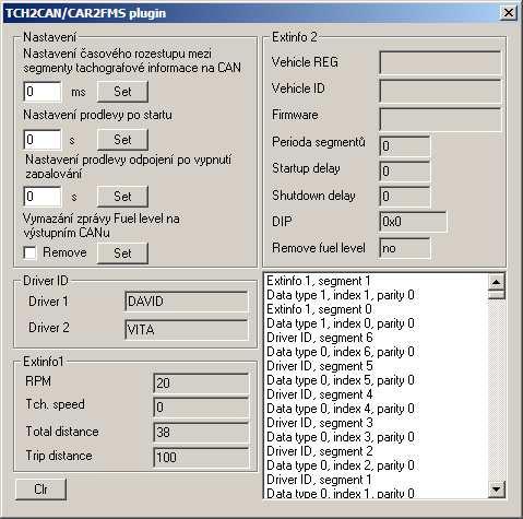 Testovací plugin pro PP2CAN Testovací plugin pro SW PP2CAN je ve form dll souboru. Tento soubor je teba uložit do adresáe SW PP2CAN.