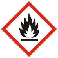 Signální slovo Varování Standardní věty o nebezpečnosti (H223) Hořlavý aerosol. (H229) Nádoba je pod tlakem: při zahřívání se může roztrhnout.