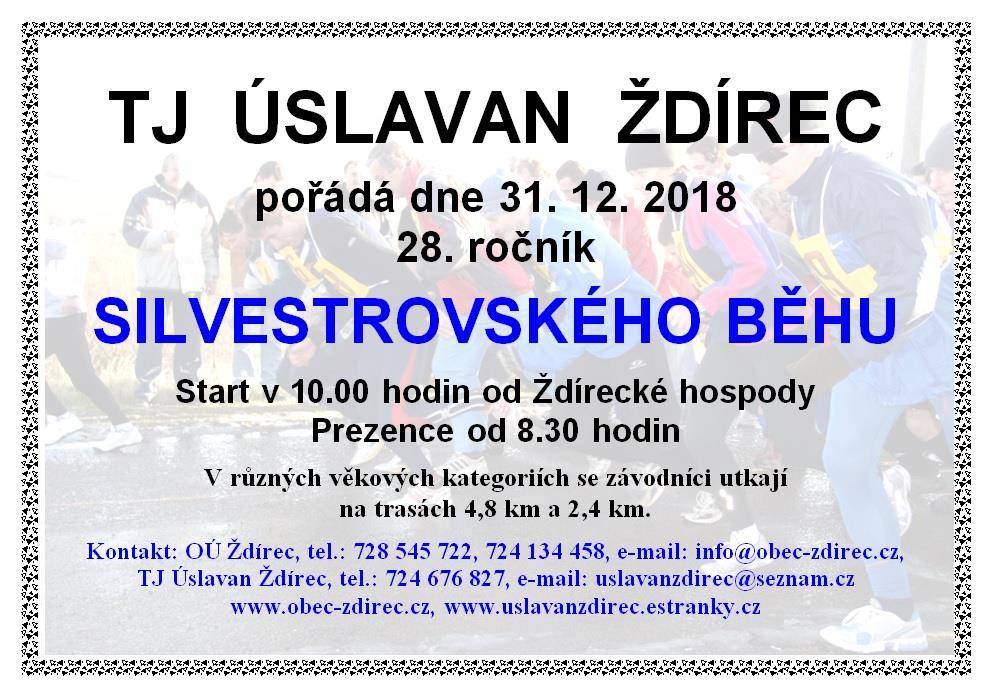TJ Úslavan Ždírec JÍZDNÍ ŘÁD ČD PLATNÝ OD 9. 12.