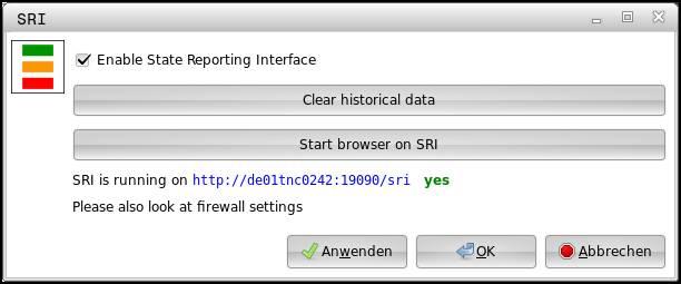 Funkce HEROSu Window-Manager 9 Konfigurace řízení Přizpůsobení nastavení firewallu: State Reporting Interface používá k přenosu zjištěných provozních stavů port TCP 19090.